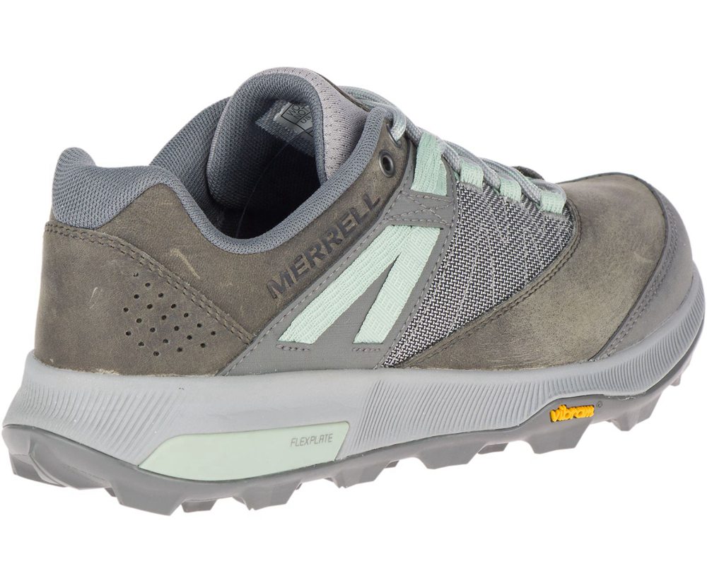 Merrell Hiking Shoes Grey - Zion - Womens 76AZPNWXM